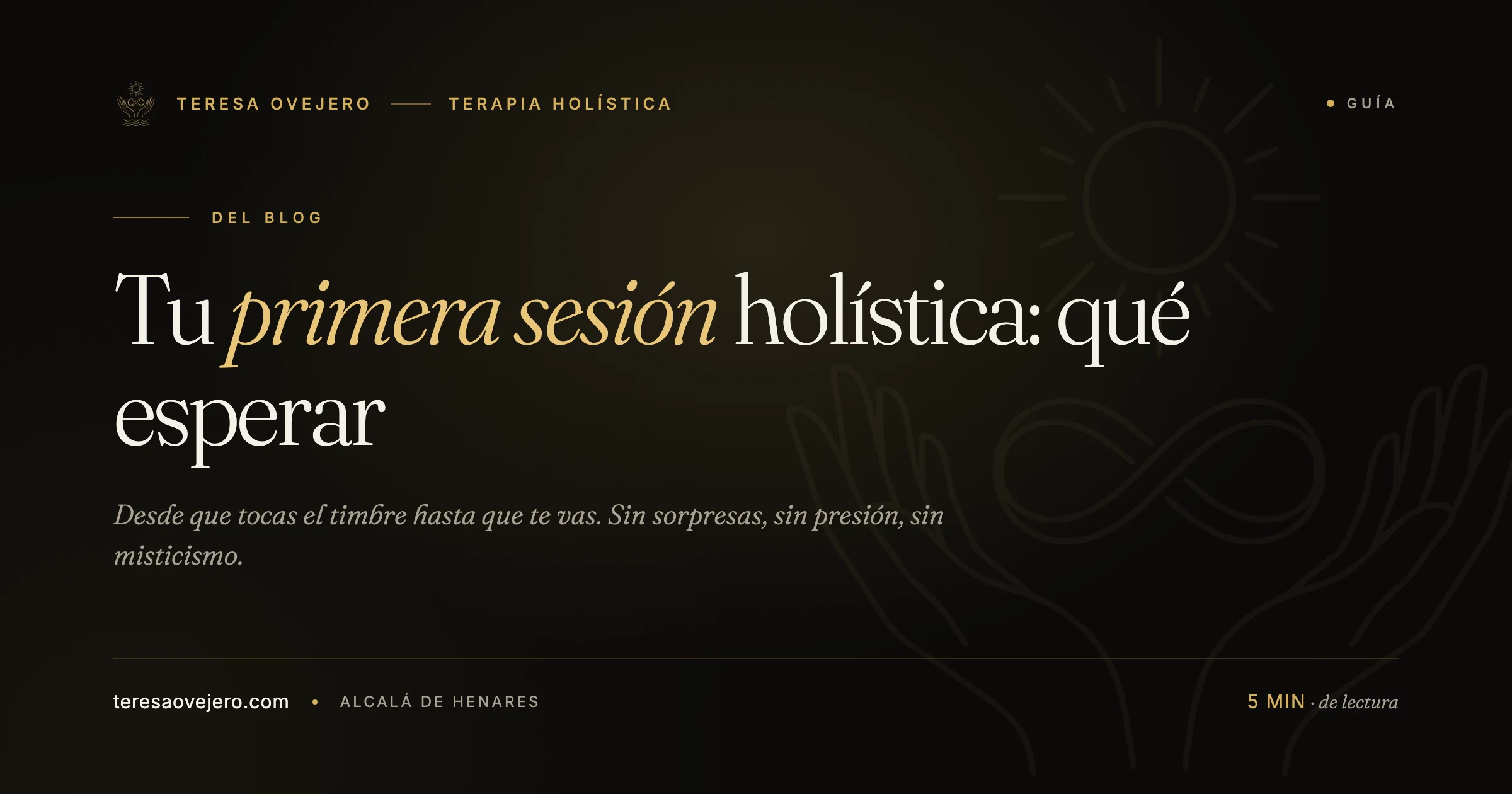 Tu primera sesión de terapia holística: qué esperar (y qué no)