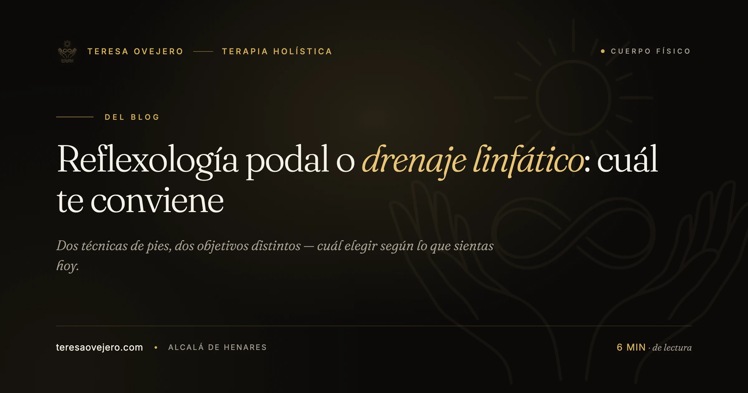 Reflexología podal o drenaje linfático podal: cuál te conviene